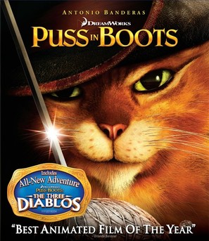 Puss in Boots - Blu-Ray movie cover (thumbnail)
