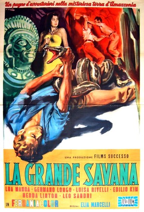La grande savana - Italian Movie Poster (thumbnail)