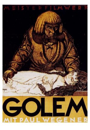 Der Golem - German Movie Poster (thumbnail)