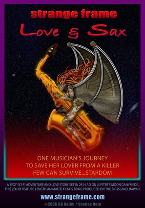 Strange Frame: Love &amp; Sax - Movie Poster (thumbnail)