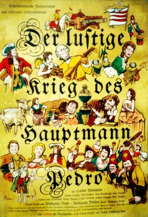 Der lustige Krieg des Hauptmann Pedro - German Movie Poster (thumbnail)