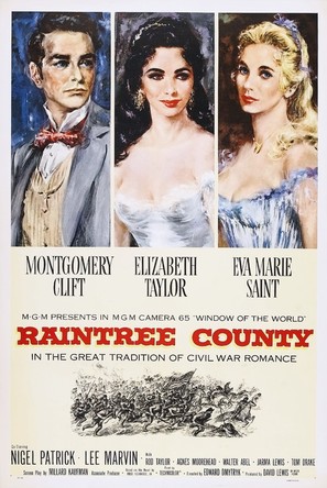 Raintree County - Theatrical movie poster (thumbnail)