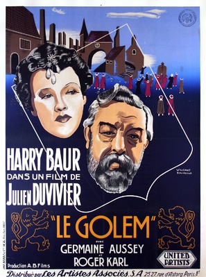Le golem - French Movie Poster (thumbnail)