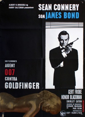 Goldfinger - Danish Movie Poster (thumbnail)