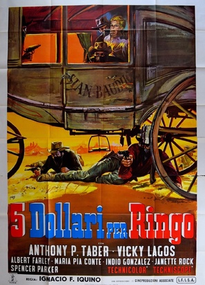 Cinque dollari per Ringo - Italian Movie Poster (thumbnail)