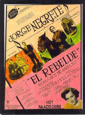 El rebelde (Romance de anta&ntilde;o) - Mexican Movie Poster (thumbnail)