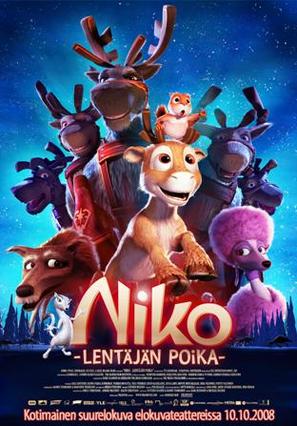 Niko - Lent&auml;j&auml;n poika - Finnish Advance movie poster (thumbnail)