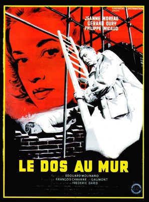 Le dos au mur - French Movie Poster (thumbnail)