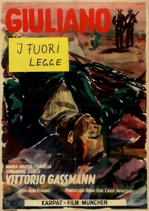 I fuorilegge - German Movie Poster (thumbnail)