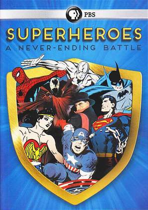 &quot;Superheroes: A Never-Ending Battle&quot; - DVD movie cover (thumbnail)