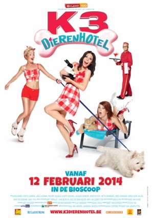 K3 Dierenhotel - Belgian Movie Poster (thumbnail)