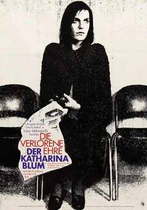 Die verlorene Ehre der Katharina Blum oder: Wie Gewalt entstehen und wohin sie f&uuml;hren kann - German Movie Poster (thumbnail)