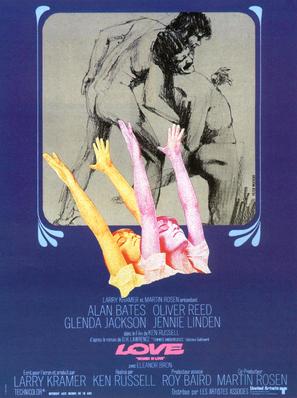 Women in Love - French Movie Poster (thumbnail)