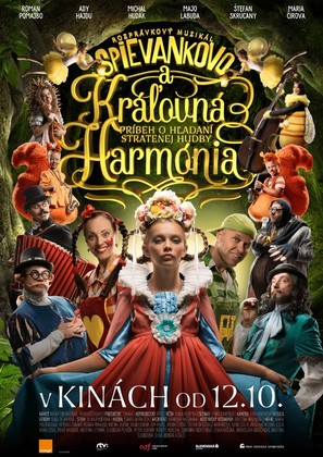Spievankovo a kralovna Harmonia - Slovak Movie Poster (thumbnail)