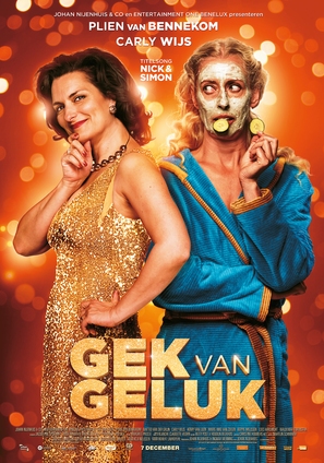 Gek van Geluk - Dutch Movie Poster (thumbnail)