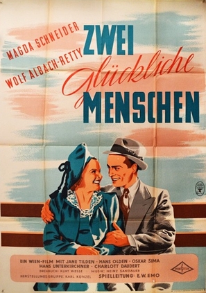 Zwei gl&uuml;ckliche Menschen - German Movie Poster (thumbnail)