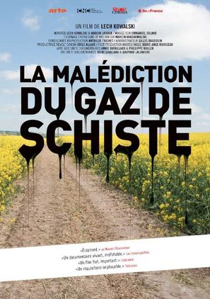 La mal&eacute;diction du gaz de schiste - French Movie Poster (thumbnail)