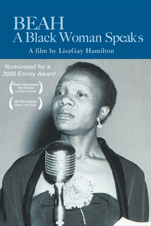 Beah: A Black Woman Speaks - DVD movie cover (thumbnail)