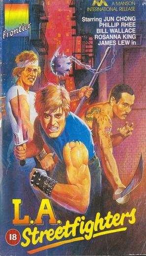 Los Angeles Streetfighter - British VHS movie cover (thumbnail)