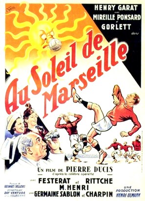 Au soleil de Marseille - French Movie Poster (thumbnail)