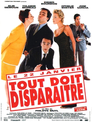 Tout doit dispara&icirc;tre - French Movie Poster (thumbnail)