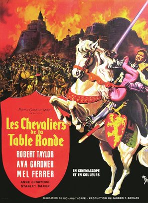 Knights of the Round Table - French Movie Poster (thumbnail)