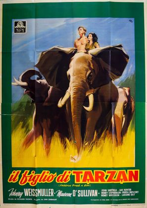 Tarzan Finds a Son! - Italian Movie Poster (thumbnail)