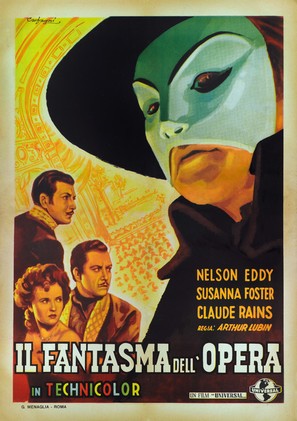 Phantom of the Opera - Italian Movie Poster (thumbnail)