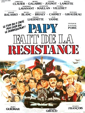 Papy fait de la r&eacute;sistance - French Movie Poster (thumbnail)