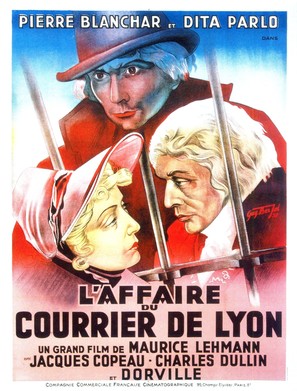 L&#039;affaire du courrier de Lyon - French Movie Poster (thumbnail)