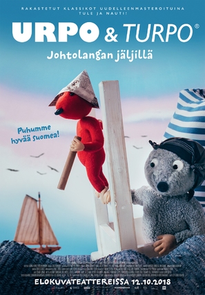 Urpo &amp; Turpo johtolangan j&auml;ljill&auml; - Finnish Movie Poster (thumbnail)