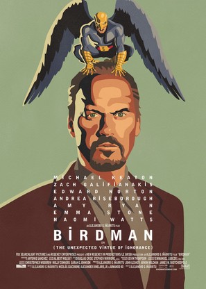 Birdman or (The Unexpected Virtue of Ignorance) - Movie Poster (thumbnail)