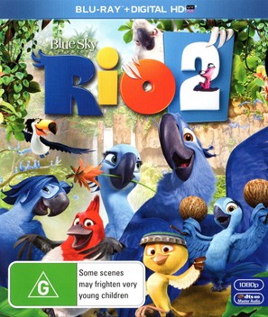 Rio 2 - Australian Blu-Ray movie cover (thumbnail)