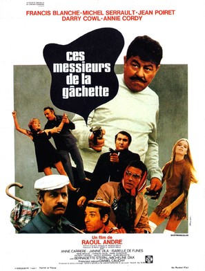 Ces messieurs de la g&acirc;chette - French Movie Poster (thumbnail)