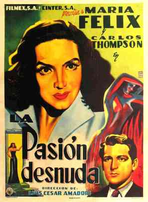 Pasi&oacute;n desnuda, La - Mexican Movie Poster (thumbnail)