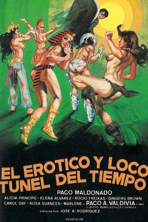 El er&oacute;tico y loco t&uacute;nel del tiempo - Spanish Movie Poster (thumbnail)