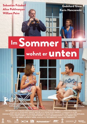 Im Sommer wohnt er unten - German Movie Poster (thumbnail)