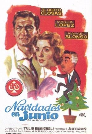 Navidades en junio - Spanish Movie Poster (thumbnail)