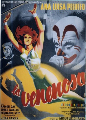 La venenosa - Mexican Movie Poster (thumbnail)