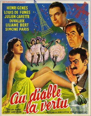 Au diable la vertu - French Movie Poster (thumbnail)