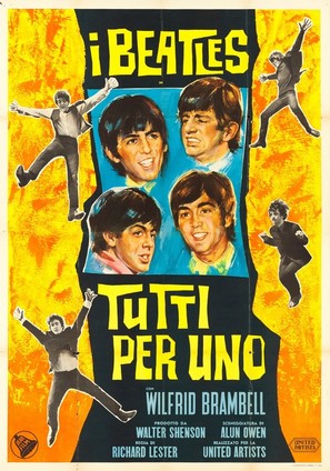 A Hard Day&#039;s Night - Italian Movie Poster (thumbnail)