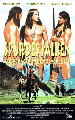 Spur des Falken - German VHS movie cover (thumbnail)