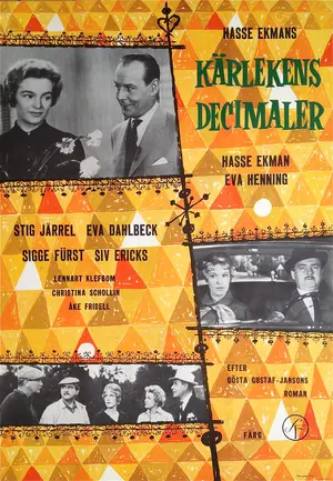 K&auml;rlekens decimaler - Swedish Movie Poster (thumbnail)