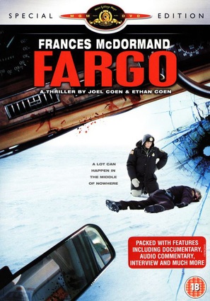 Fargo - British DVD movie cover (thumbnail)