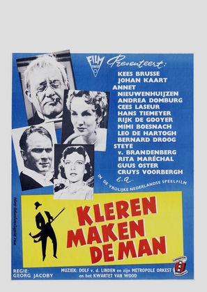 Kleren maken de man - Dutch Movie Poster (thumbnail)