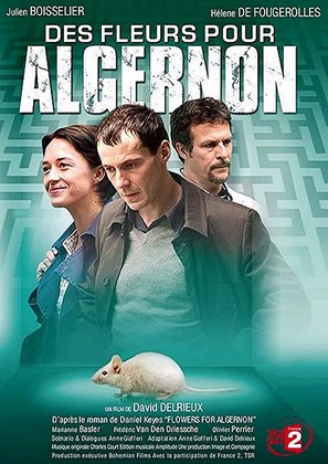 Des fleurs pour Algernon - French DVD movie cover (thumbnail)