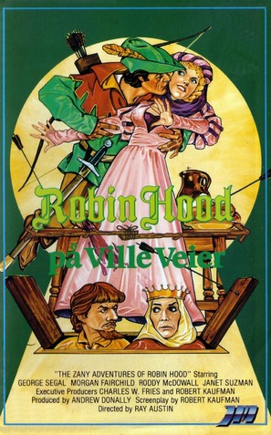 The Zany Adventures of Robin Hood - Norwegian VHS movie cover (thumbnail)