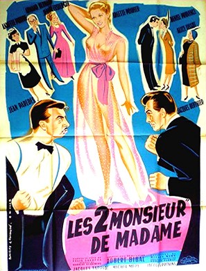 Les deux Monsieur de Madame - French Movie Poster (thumbnail)