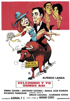 Celedonio y yo somos as&iacute; - Spanish Movie Poster (thumbnail)