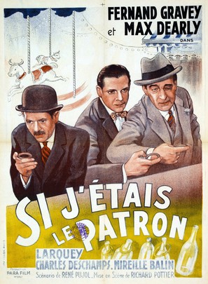 Si j&#039;&eacute;tais le patron - French Movie Poster (thumbnail)